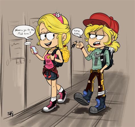5 years later lana and lola by sonson sensei the loud house fanart