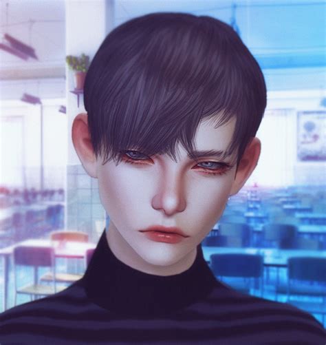 Sims 4 Asian Male Hair Cc