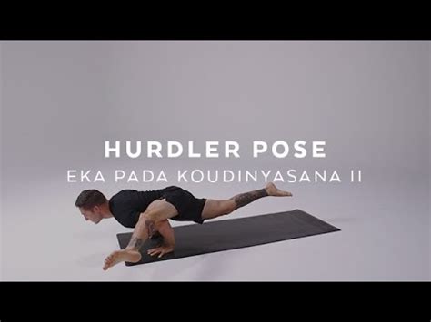hurdler pose eka  koundinyasana ii fitness tips
