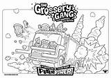 Grossery Gang Coloring Pages Getcolorings Challenge Color Printable sketch template