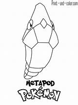 Metapod Kolorowanka Wydruku Pokemony Morindia Visit sketch template