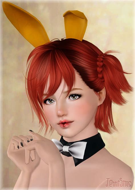 downloads sims bunny earsbunny neckbunny makeup recolorable base