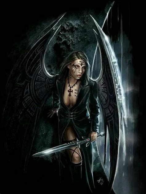 dark angel angel art fantasy art women gothic fantasy art