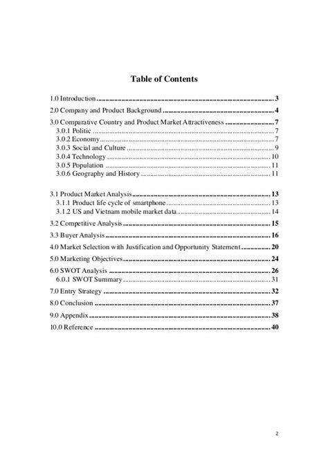 full research paper table  containts thesis table  contents