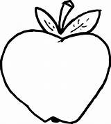 Apple Food Coloring Wecoloringpage sketch template