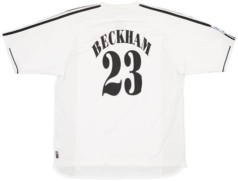 2003 04 real madrid home shirt beckham 23 9 10 xl