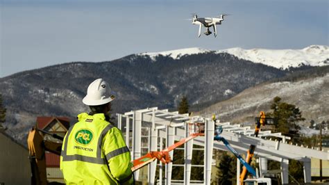 drone usage  construction increased   percent year  year