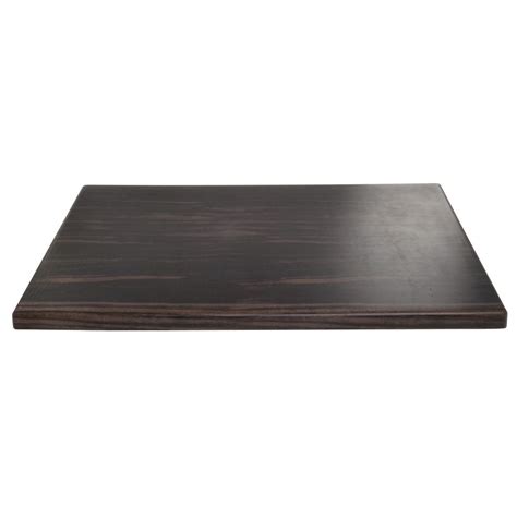 elite rectangular zebrawood faux wood melamine riser 24 l x 15 w x 1 h