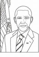 Coloring Barack Bestcoloringpagesforkids Coll sketch template