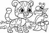 Animali Cucciolo Tigre Piccolo Scarabeo Allegro Wonder sketch template