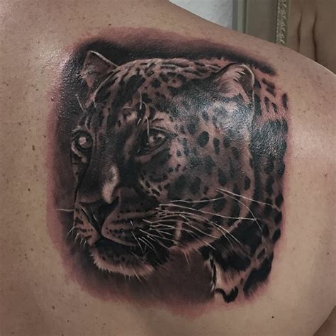Realistic Leopard Tattoo ~ Tattoo Geek Ideas For Best