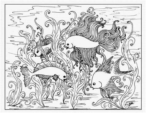 ocean coloring pages  adults detailed coloring pages abstract