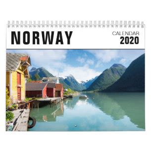 norway calendars zazzle