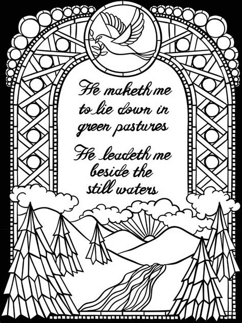 dover publications christian psalm  coloring pages