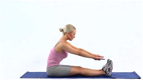 Long Sitting Hamstring And Back Stretch Youtube