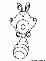 Sentret Coloring Pokemon Pages Normal sketch template