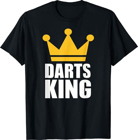 darts king  shirt amazoncouk fashion