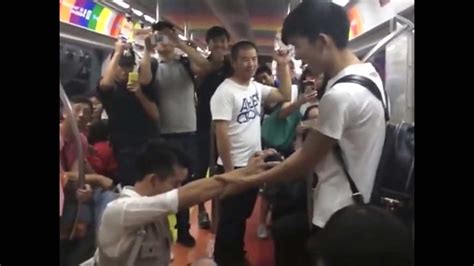 gay marriage proposal on beijing subway video goes viral youtube