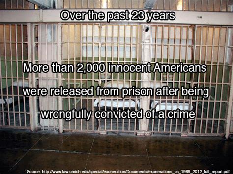 more than 2 000 innocent americans have been exonerated over the past 23 years