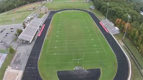 drone flyover  football stadium youtube