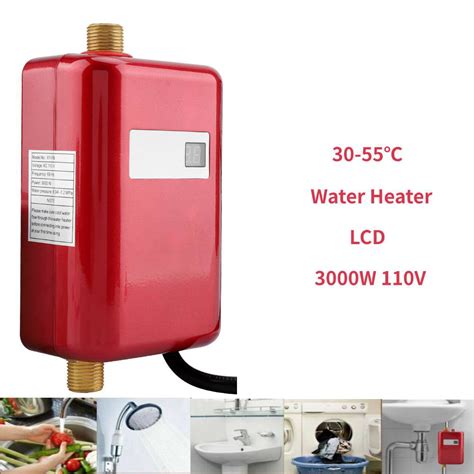 tankless water heater   mini electric tankless instant hot water heater  digital
