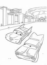 Cars Rayo sketch template