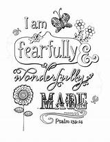 Joditt Scripture Wonderfully Fearfully Roundup Verses Journaling Activities Bibel Valued sketch template