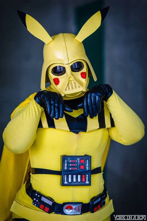 this bonkers cosplay combines darth vader and pikachu — geektyrant