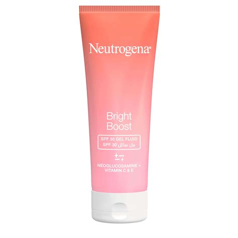 neutrogena bright boost gel fluid spf  neutrogena