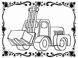 Forklift Coloring Pages Drawing Getdrawings Getcolorings Color Popular sketch template