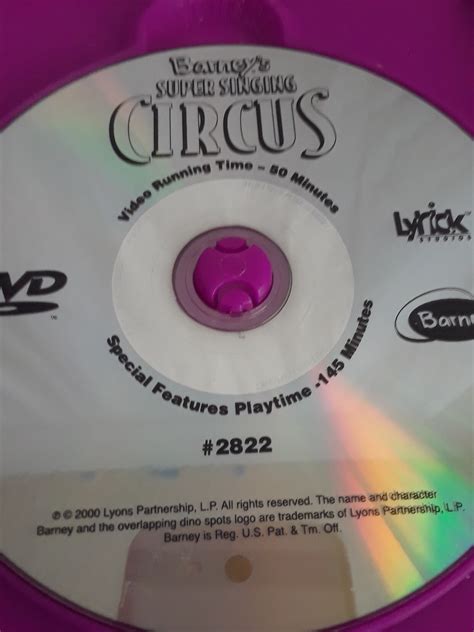 Barneys Super Singing Circus Dvd