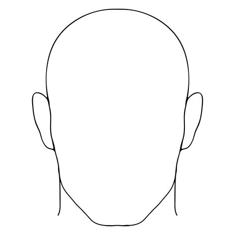 head template drawing  vectors stock  psd files