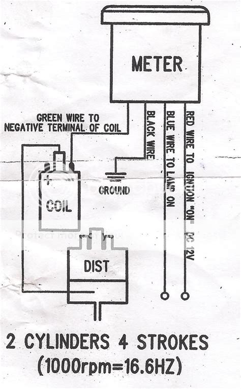 ebay tachometer wiring diagram explained mini bike scooter rawanology