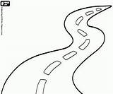 Carretera Straße Curves Ausmalbilder Kurven Zweispurig Corsie Viaggiare Imprimir Designlooter Carriles sketch template