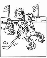 Coloring Winter Hockey Pages Ice Rink Colouring Players Game Topcoloringpages Color Printable Print Children sketch template
