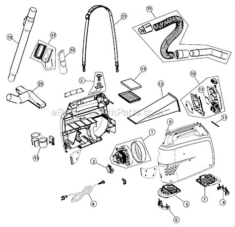 hoover sh parts list  diagram ereplacementpartscom