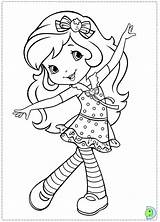 Shortcake Strawberry Coloring Pages Dinokids Close Print sketch template