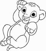Lion Baby King Simba Coloring Drawing Pages Color Getcolorings Printable Getdrawings Rafiki sketch template