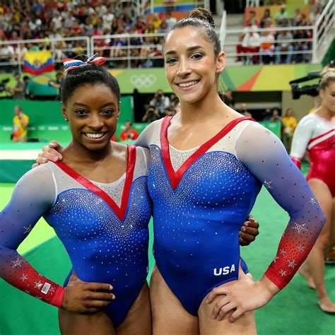 Aly And Simone At Rio Team Usa Gymnastics Gymnastics