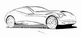 Maserati Mc12 sketch template