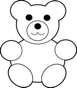 bear template clip art teddy bear coloring pages teddy bear template