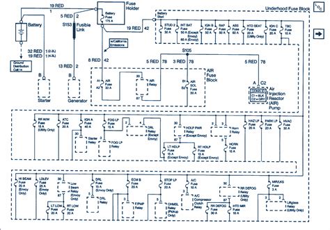 chevy blazer wiring diagram diagram
