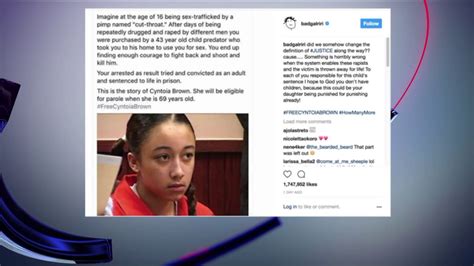 Celebrities Rally To Free Cyntoia Brown A Former Sex Slave Jailed For