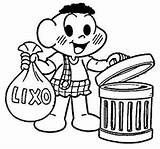 Lixo Atividades Criança Infantil Monica Rua Maternal Educação Meio Fundamental Ensino Isso sketch template
