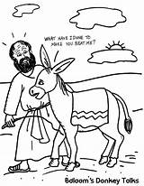 Coloring Balaam Pages Donkey Getdrawings sketch template