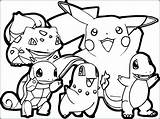 Pokemon Coloring Cool Pages Print Pikachu Printable Getcolorings Color Happy sketch template