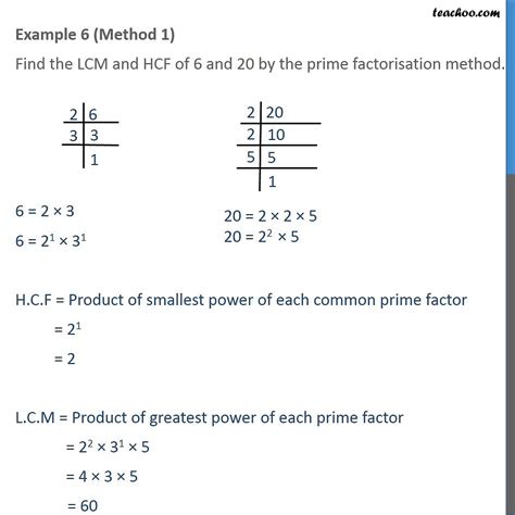 lcm  prime factorization worksheet