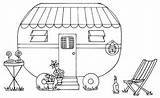 Obsession Wohnwagen Campers Rubber Cling Vakantie Rv Sketchite Ausmalbilder Caravans Stamps Applique Iostamps Colouring sketch template