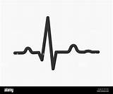 Ekg Ecg Heartbeat Rhythm Electrocardiogram sketch template