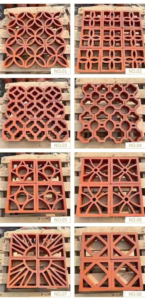 terracotta jali blocks clay hollow window bricks tile manufacturer